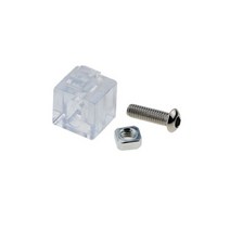 1PC 2020 알루미늄 스페이서 블록 3030 4040 4545 간격 연결 브래킷 패스너 매치 프로파일 사용, 04-3030 with screw