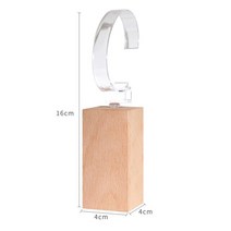 목제 시계 주최자 스탠드 쥬얼리 홀더 디스플레이 케이스 팔찌 소품 맞춤형 쇼케이스, [06] Large Zelkova