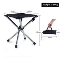휴대용 접이식 간편 감성 낚시 야외 캠핑 해변 의자 피크닉 스테인레스 스틸 조절 가능한 옥스포드 천 좌석 최대 무게 160kg, l