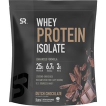 스포츠리서치 웨이 프로틴 아이솔레이트 단백질 보충제 더치 초콜릿 글루텐 프리, 2.27kg, 1개