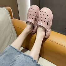 악어 구멍 신발 비스킷 곰 한국어 버전 두꺼운 바닥 여성 여름 ins 조수 겉옷 패션 만화 학생 두 착용 샌들