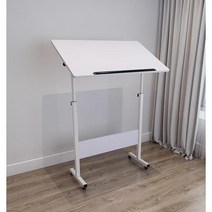 높낮이조절 책상 테이블 연단 대학교 교단 강의대 80X50cm, 스탠딩버전  경사 80X50 Iger(두꺼움)