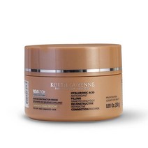 Korth Guyenne Termo 보호 오일 리매치 브라질 케라틴 트리트먼트 스무딩 열 마스크 곱슬머리 및 갈라진 끝 감소 직모 웨이브 헤어 타입용 케어 100ml/3.38액량, Rematch Mask - 8.81 oz