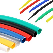열수축튜브 전기 전선 1파이-150파이, 녹색, 100파이 x 50cm, 1개