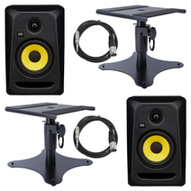 KRK Classic 5 x 테이블 스탠드 패키지