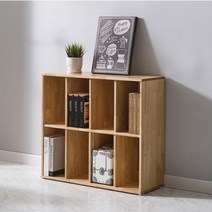 Sunshine 카페 잡지 메뉴판 진열 책장 칸막이 분리형 선반 800, 월넛