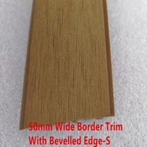 라이젠쿠리어 나무데크 방부목데크 합성 목재 PVC 티크 데크, 4.50mm Teak TrimS