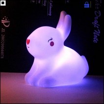 육아용전구등 깜찍한 귀여운 토끼 분위기 LED 무드등 방등