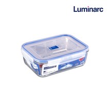 에브리 전자렌지용 소분용기 모음 BPA FREE, 유리밀폐용기 직사각형 380ml 1P, 1개