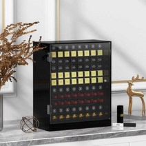 립스틱정리함 박스 수납 화장대 상자 선반 메이크업, 상세 페이지 참고, 2. 60칸 블랙 단일서랍