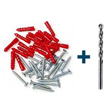 콘크리트 칼블럭 나사 피스, 6mm칼브럭+피스30mm+6mm비트