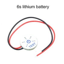 Led 레벨메타 오디오디스플레이 LED조명 1 2 3 4 5 6 7 리튬 배터리 용량 테스트 전력 레벨 표시기 전동 공구 충전 용 조명 디스플레이, 없음, 6S For Lithium