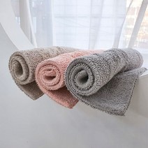 슬아하임 두꺼운 순면 양면 욕실 싱크대 화장실 타월 발수건 발판 발닦개 발매트 주방매트 특대, 발매트(45X65) - 베이지