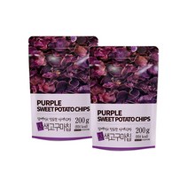 더팜스 자색 고구마칩 200g+200g 총 2봉, 200g, 2개