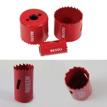 홀 커터 홀소 바이메탈 일반 44mm 구멍가공 베스토, 지니네잡화점 본상품선택, 상세페이지 참조