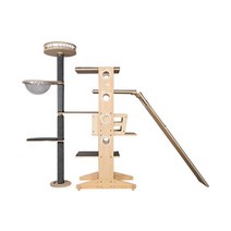 [솔향기를머금은가구] [럭시캣] 아론 5 캣타워 (디럭스)/캣타워/원목캣타워, 아론 5 캣타워 (디럭스)