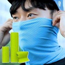 [TV홈쇼핑정품] AEROSILVER 벅스 에어로실버 쿨타올 4종 기능성 아이스실버, 1세트, 형광그린