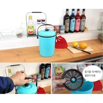 레스토랑 식당 봉지형 음식물 쓰레기통 2L 음식물청소