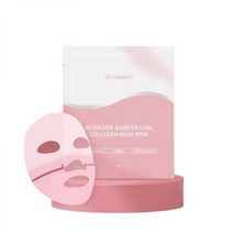 LIVE 듀얼 콜라겐 마스크 핑크 4개입, 10박스