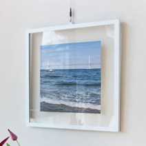 바보사랑 투명액자38CmX38Cm 부산바다와광안대교.꾸밈, 골드브라운