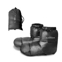 나혼자산다 수면 양말 구스 다운 부츠 캠핑 초경량 슬리퍼 침낭 오리털 부티 공용