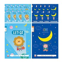 영아트 초등 그림일기장 블루, 20개, 랜덤 발송