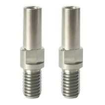 2팩 티타늄 합금 V-브레이크 보스 포스트 볼트 M8 1.25mm, 은