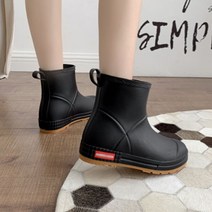 남성장화 낚시 작업용 발목 반장화