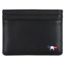 디몬트 23 S/S 메종키츠네 트리컬러 폭스 레더 카드 지갑(블랙) JU05331LC0031 P199