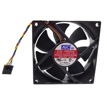 후드팬 환풍기설치방법AVC DS08025R12U 0TJ5T2 80mm 팬 pwm 8025 8CM 12V 0.70A 64cfm 속도 제어 80*80*25, 02 Server connector