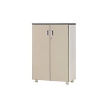 카멜 3단 올문장 화이트에쉬 책꽂이 사무용 책장, 그린화이트