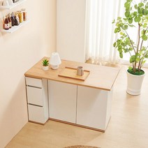 로마 사각수납 1200 홈바 테이블 디자인 반타원식탁, 쿠팡 보부상 01.1200_내추럴, 쿠팡 보부상 본상품선택