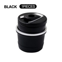 벤츠트럭부품car logo led 조명 재떨이 with lid item storage, 검은색, 니스모를 위해