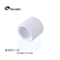 Bykski B-DPJ-10 여성 피팅에 10mm 부티크 다이아몬드 패턴 여러 색상 G1/4, [02] Silver