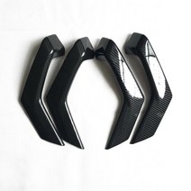 폭스 바겐 T-Roc TROC 2017 내부 도어 암 레스트 핸들 커버 몰딩 트림 장식 스트립 자동차 차량용 악세사리, 01 carbonfiber