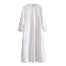 마원피스 화이트 모시메리 와이드 루즈핏 빅사이즈 라운드넥 린넨 에스닉 무드 여성의류 여행 롱두루마기 자 2798707448