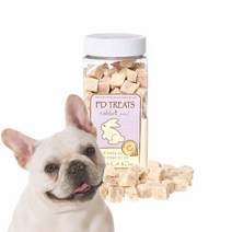 에프디트릿 강아지간식 대용량 토끼고기 90g, 1개