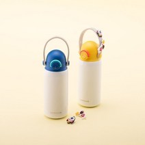 락앤락 [1+1 키즈 스트랩 텀블러 총2개 (LHC3283), 옐로우 2P