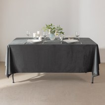행사용벨벳테이블보 구김없고 늘어나지않는 고급벨벳소재 식탁보, 819(카키그레이), 180x150