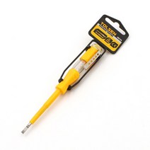 툴쎈 검전드라이버 3x140mm 38114 전기감지 전류 일자 CE인증