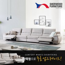 [쉐우드가구] [무료업그레이드]로하스 6인용 벨기에TERMOLST 초극세사 패브릭 전동 리, 색상:블루