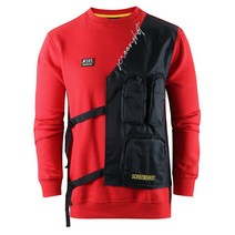 [스크린샷] F11269 - 스트릿 패션 브랜드 / 카고 포켓 레이어 남여공용 맨투맨 / 오버핏 빅사이즈