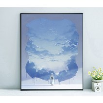 비가토 DIY 채색 로맨틱 풍경 홈 장식 그림 유화 그리기, VXK21_40X50 내부프레임_DIY 세트