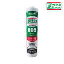 수달 에코씰 동양실리콘 805 아크릴 수성 실리콘 백색, 수달 805 백색, 1개