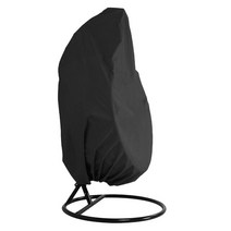 그네의자 회전 나무 만들기 라탄 원목 야외 행잉 흔들 자외선 차단 방수 등나무 스윙 파티오 정원 직조 계, 01 Black