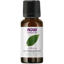 NOW Essential Oils Wintergreen Oil 나우 푸드 윈터그린 에센셜 오일 30ml, 1팩