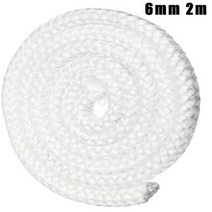 업소용오븐 제빵 생선구이 피자 베이킹 가스켓 유리 섬유 로프 씰 화이트 보일러 산업용, 6mm