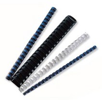 카피어랜드 제본 플라스틱링 1BOX 100개입, 12mm, 검정색