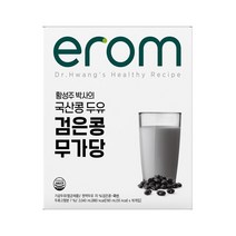 이롬 황성주 검은콩 무가당 두유, 190ml, 16개