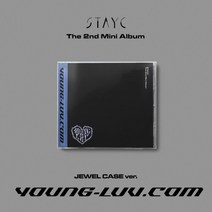 스테이씨 영러브닷컴 앨범 쥬얼케이스 YOUNG-LUV COM 미니 2집 컴백 STAYC, 랜덤버전, 지관통에 담은 포스터 1종